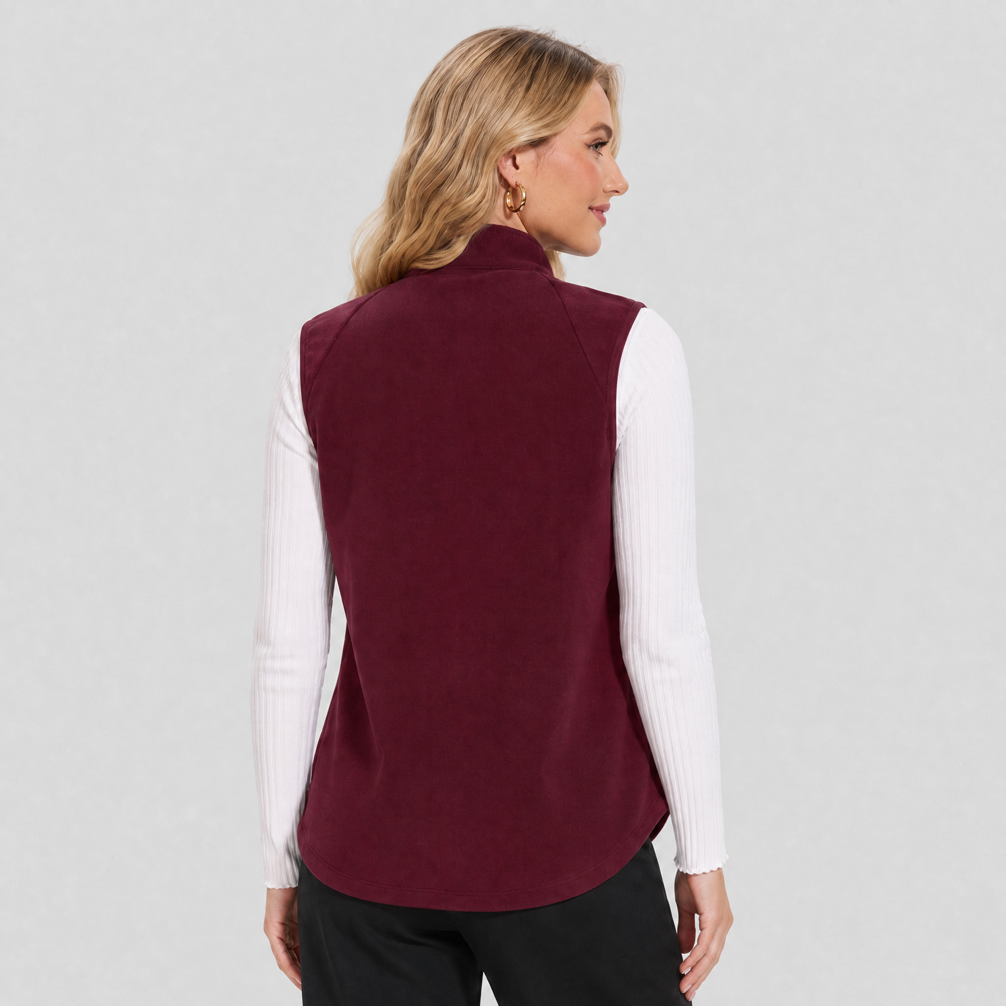 Women's Fleece Vest Sleeveless Lightweight Warmth Jackets
