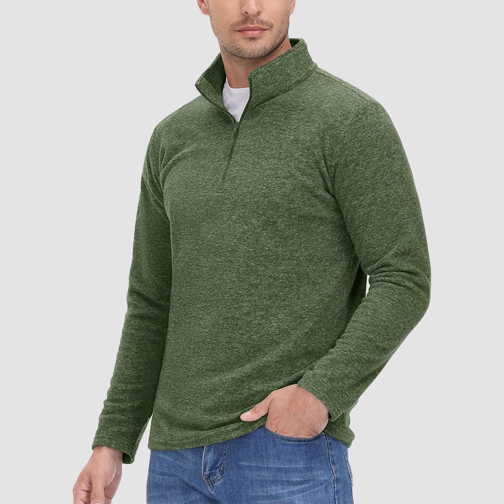 Men's 1/4 Zip Pullover Shirt Long Sleeve Sweatshirts