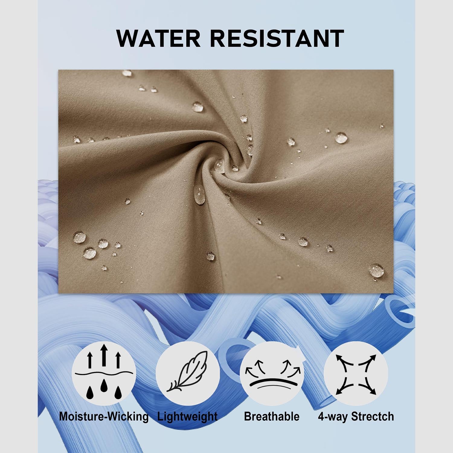 Women's Lightweight Water-Resistant Hiking Joggers with Pockets