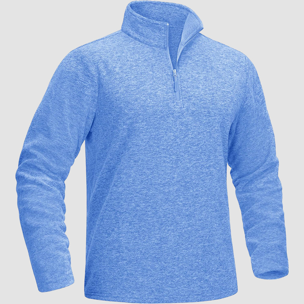 Men's 1/4 Zip Pullover Shirt Long Sleeve Sweatshirts