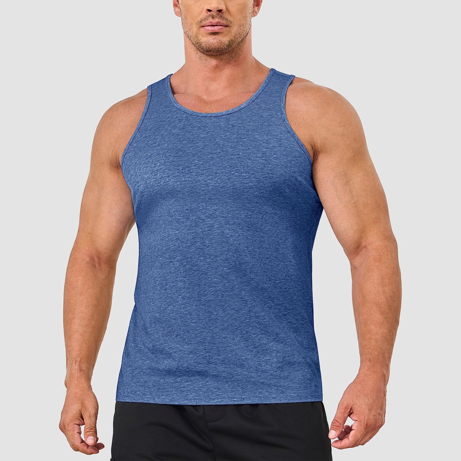 Men's Lightweight Cotton Sleeveless Muscle Tank Top
