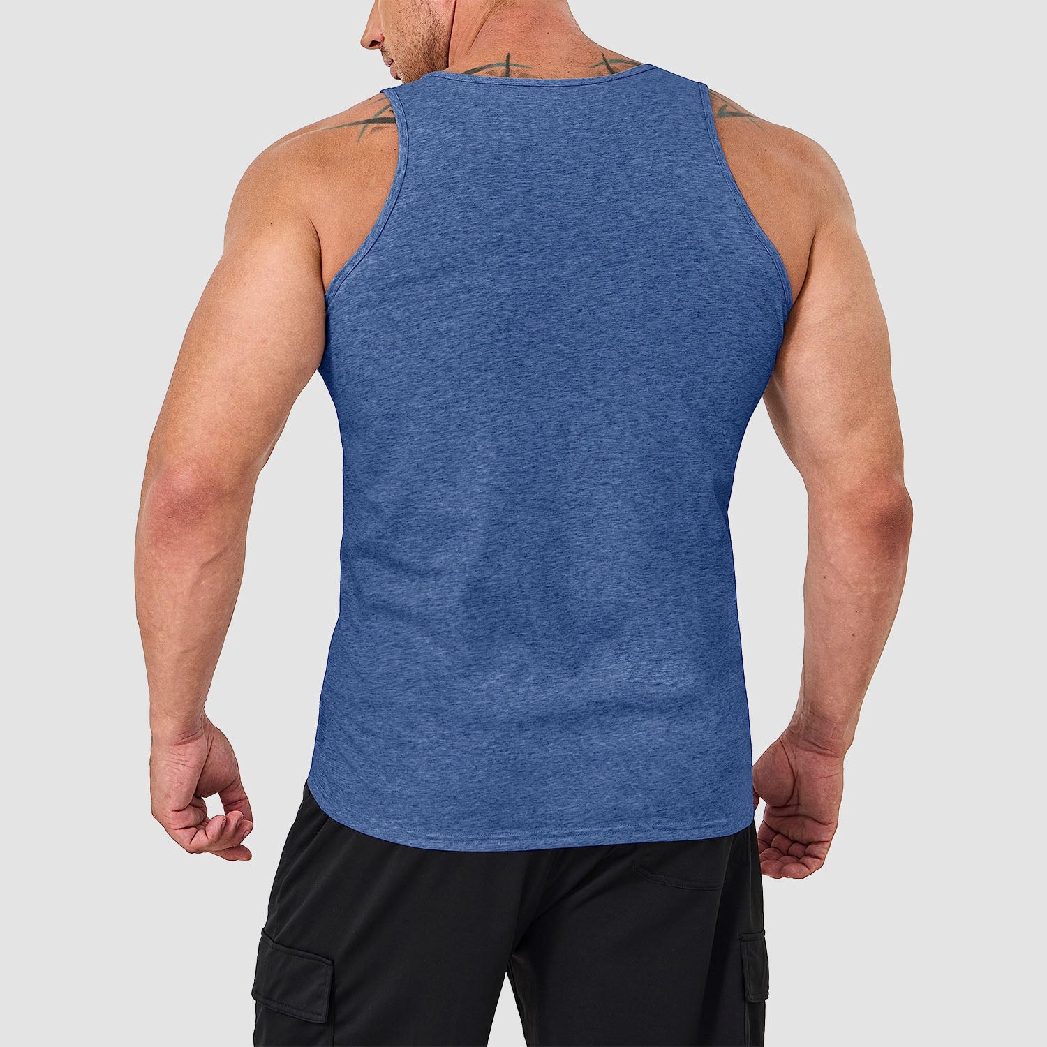 Men's Lightweight Cotton Sleeveless Muscle Tank Top