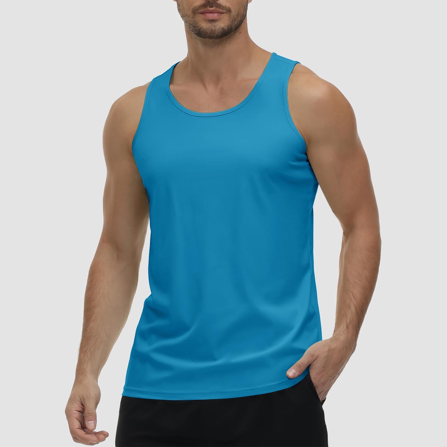 Men's UPF 80+ Quick-Dry Athletic Tank Top for Workout