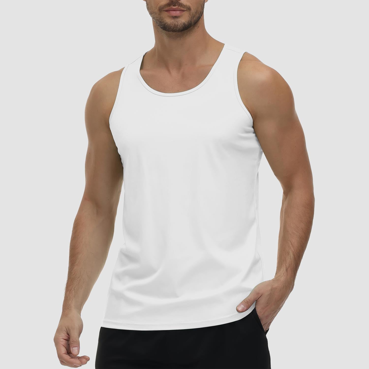 Men's UPF 80+ Quick-Dry Athletic Tank Top for Workout