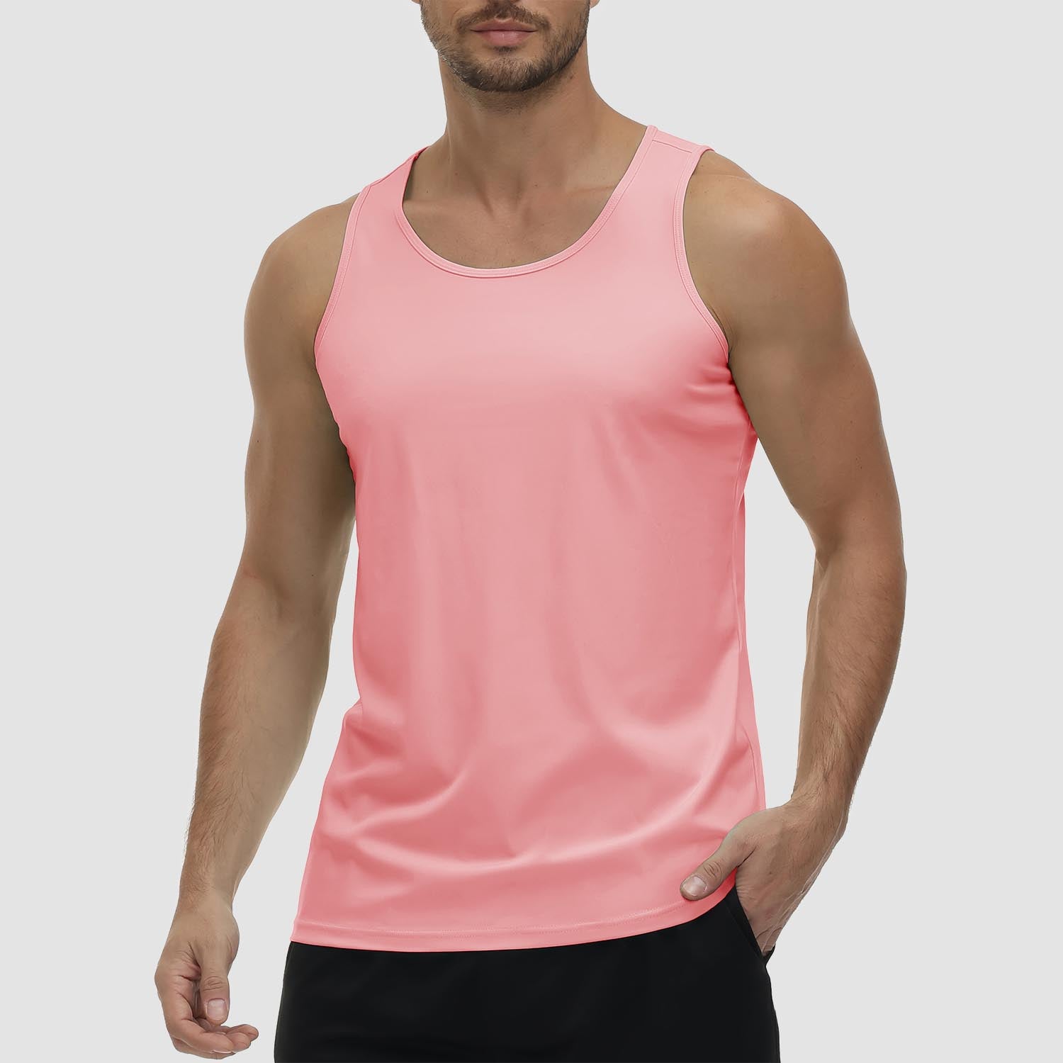 Men's UPF 80+ Quick-Dry Athletic Tank Top for Workout