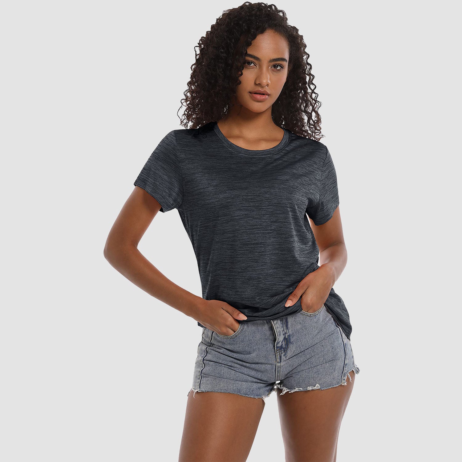 Women's Lightweight Short Sleeve Workout T-Shirt