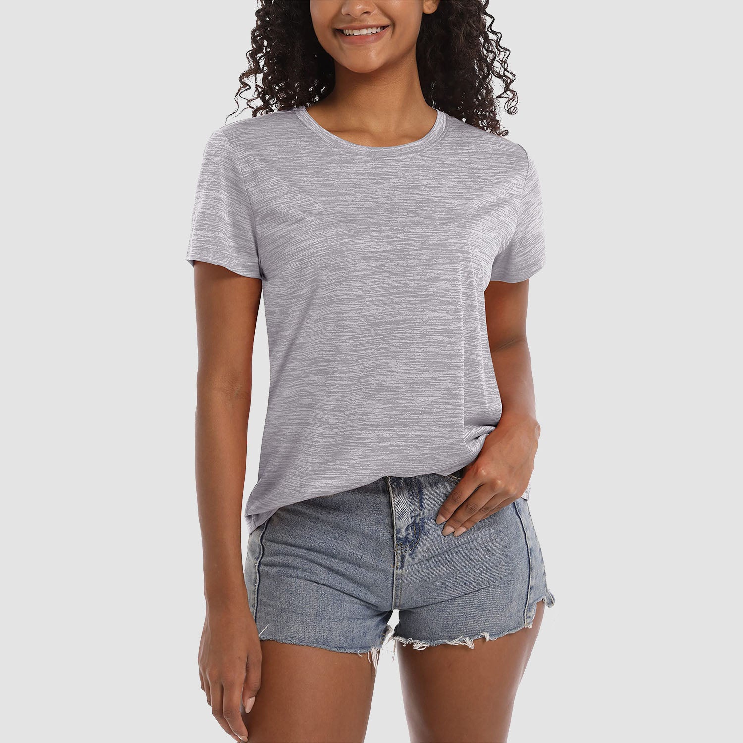 Women's Lightweight Short Sleeve Workout T-Shirt