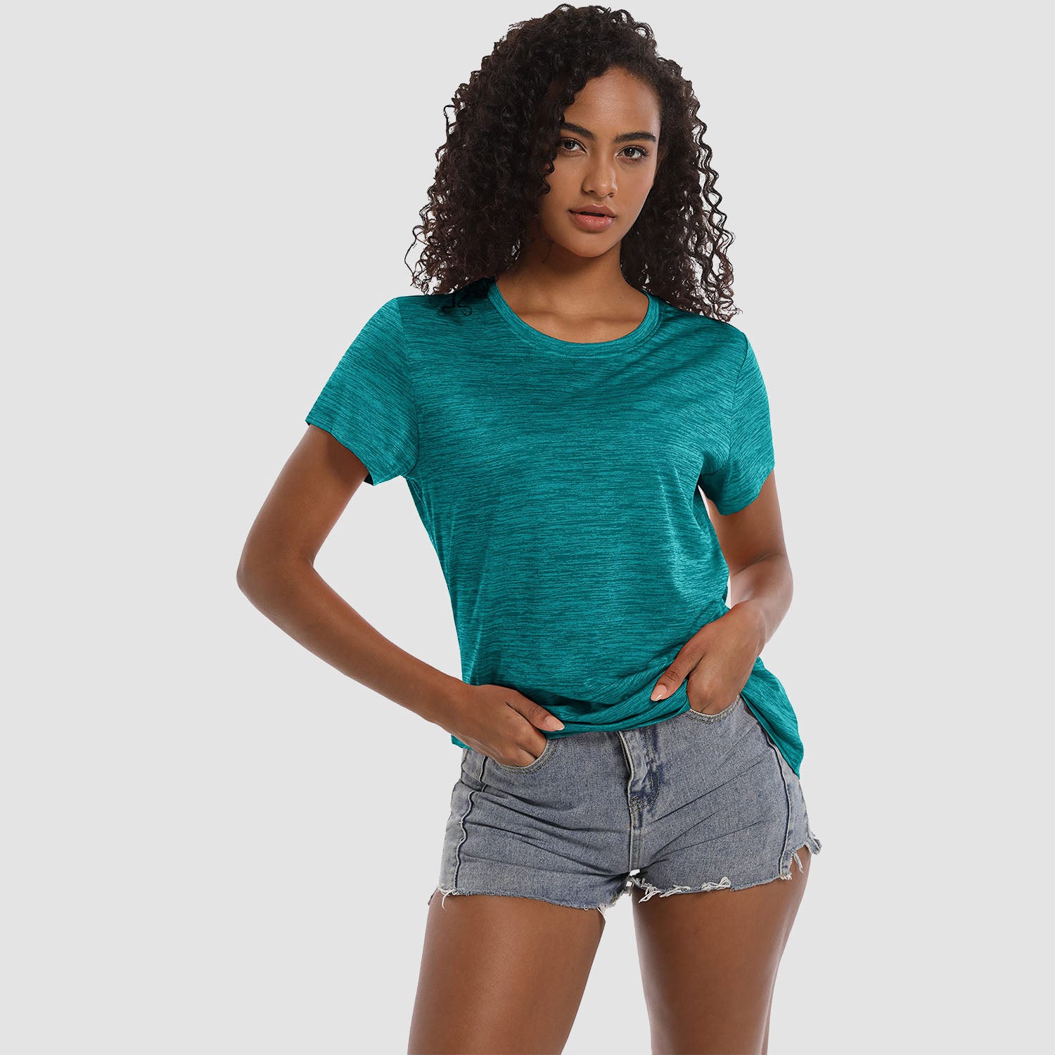 Women's Lightweight Short Sleeve Workout T-Shirt