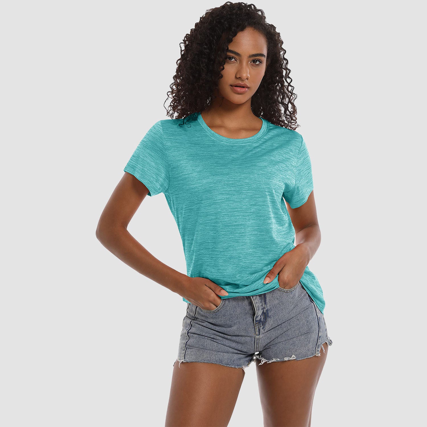 Women's Lightweight Short Sleeve Workout T-Shirt