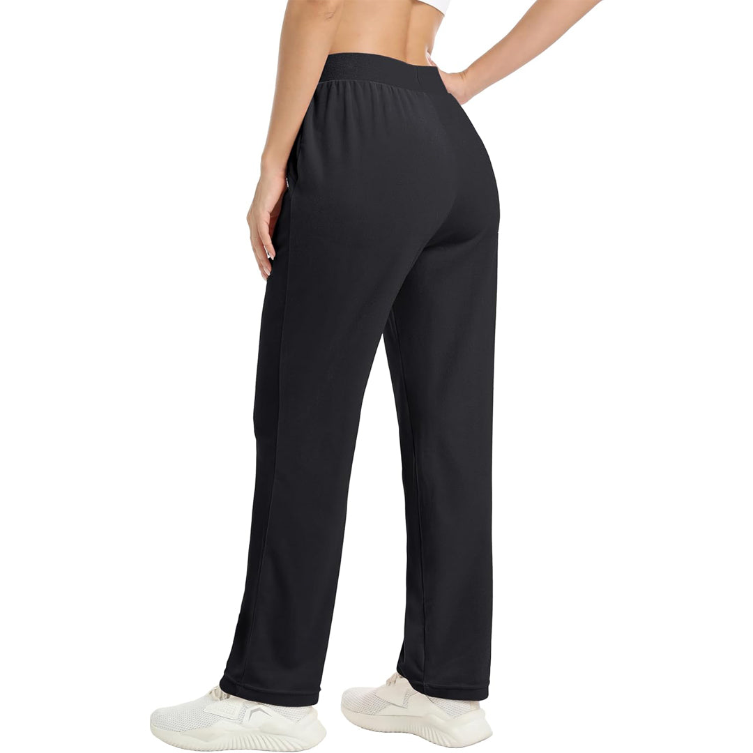 Women's Fleece Jogger Pants - Comfy Lounge & Yoga Sweatpants