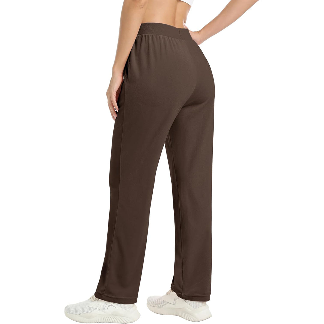 Women's Fleece Jogger Pants - Comfy Lounge & Yoga Sweatpants