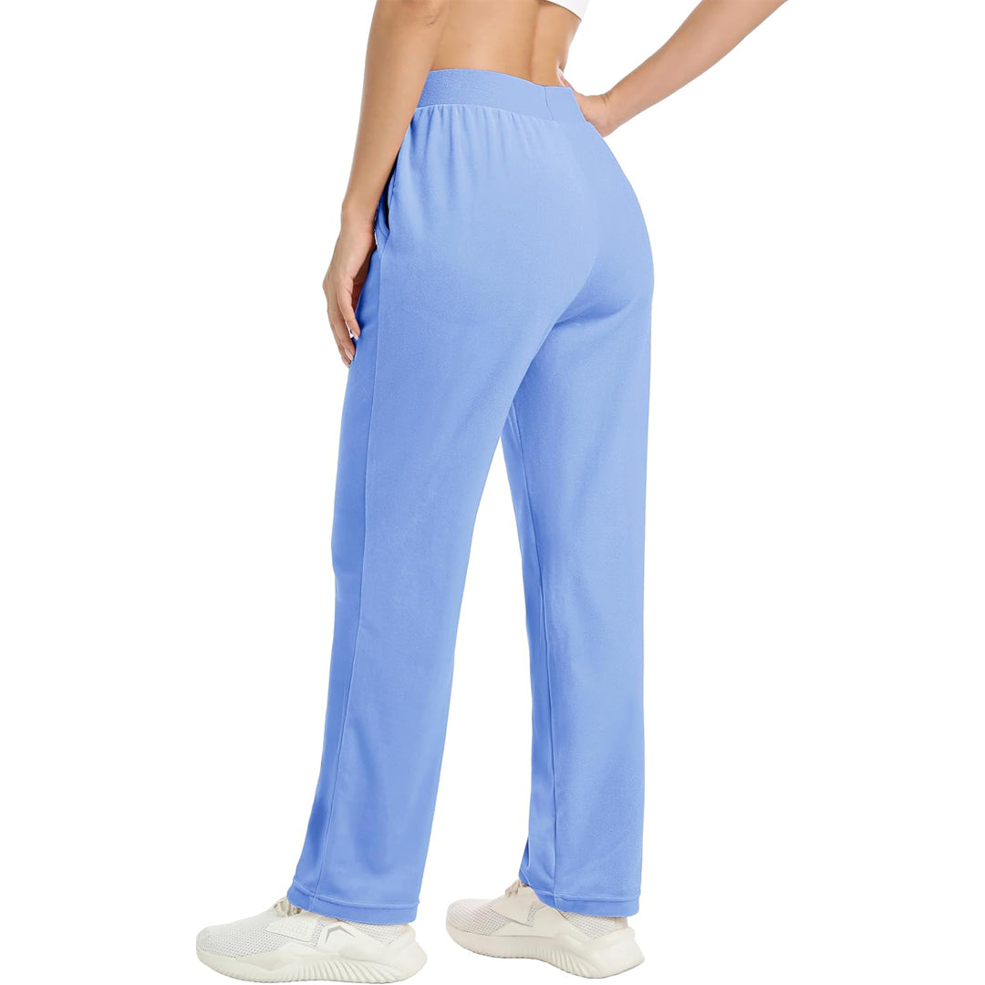 Women's Fleece Jogger Pants - Comfy Lounge & Yoga Sweatpants