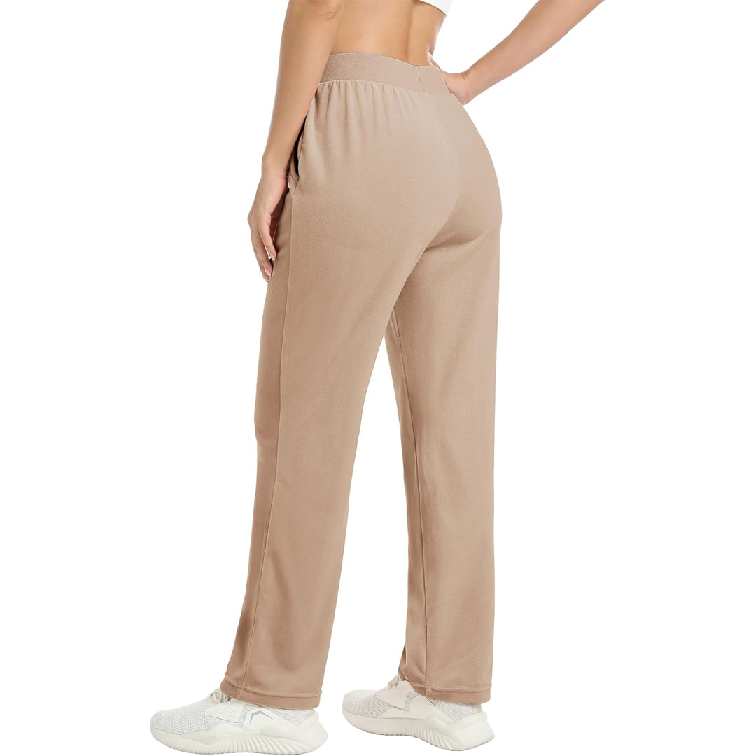 Women's Fleece Jogger Pants - Comfy Lounge & Yoga Sweatpants
