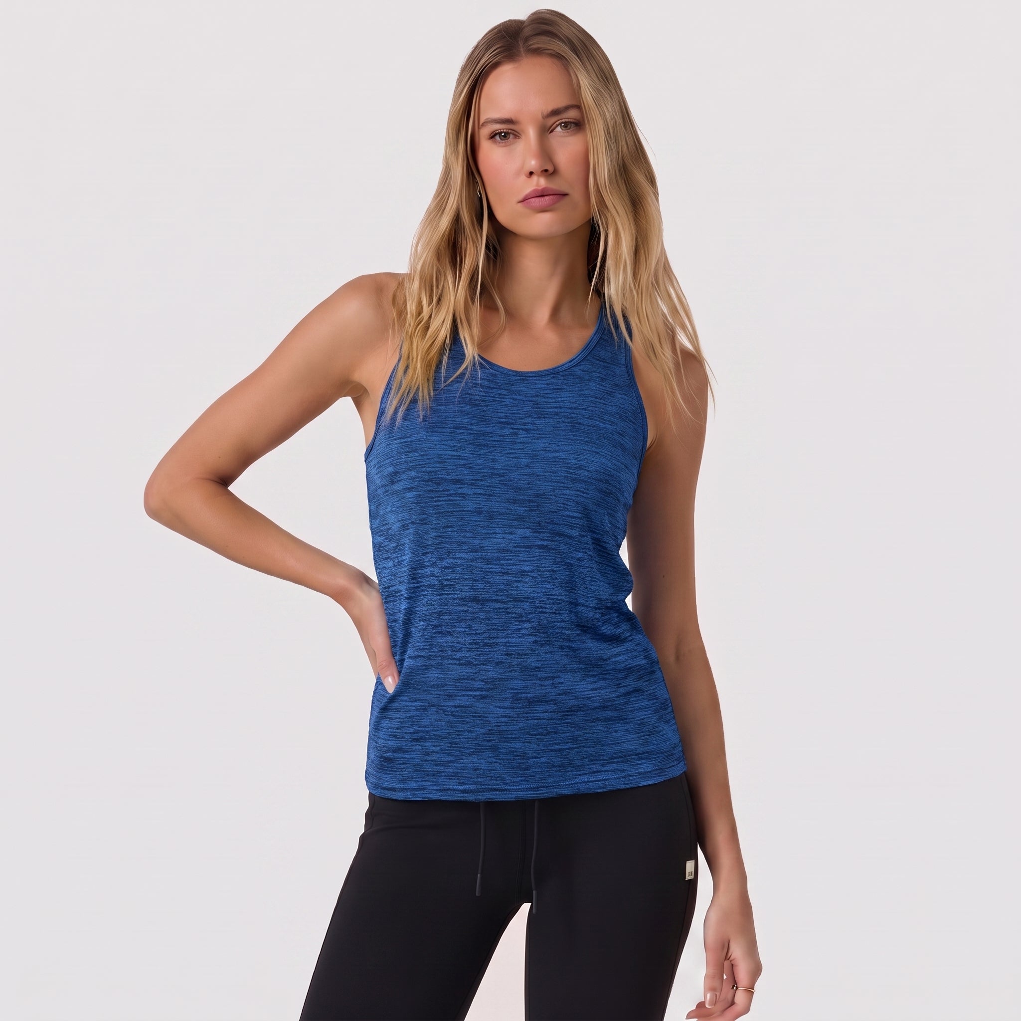 Women's Lightweight Sleeveless Tank Top - Stretch Workout Shirt Royal Blue by MAGCOMSEN