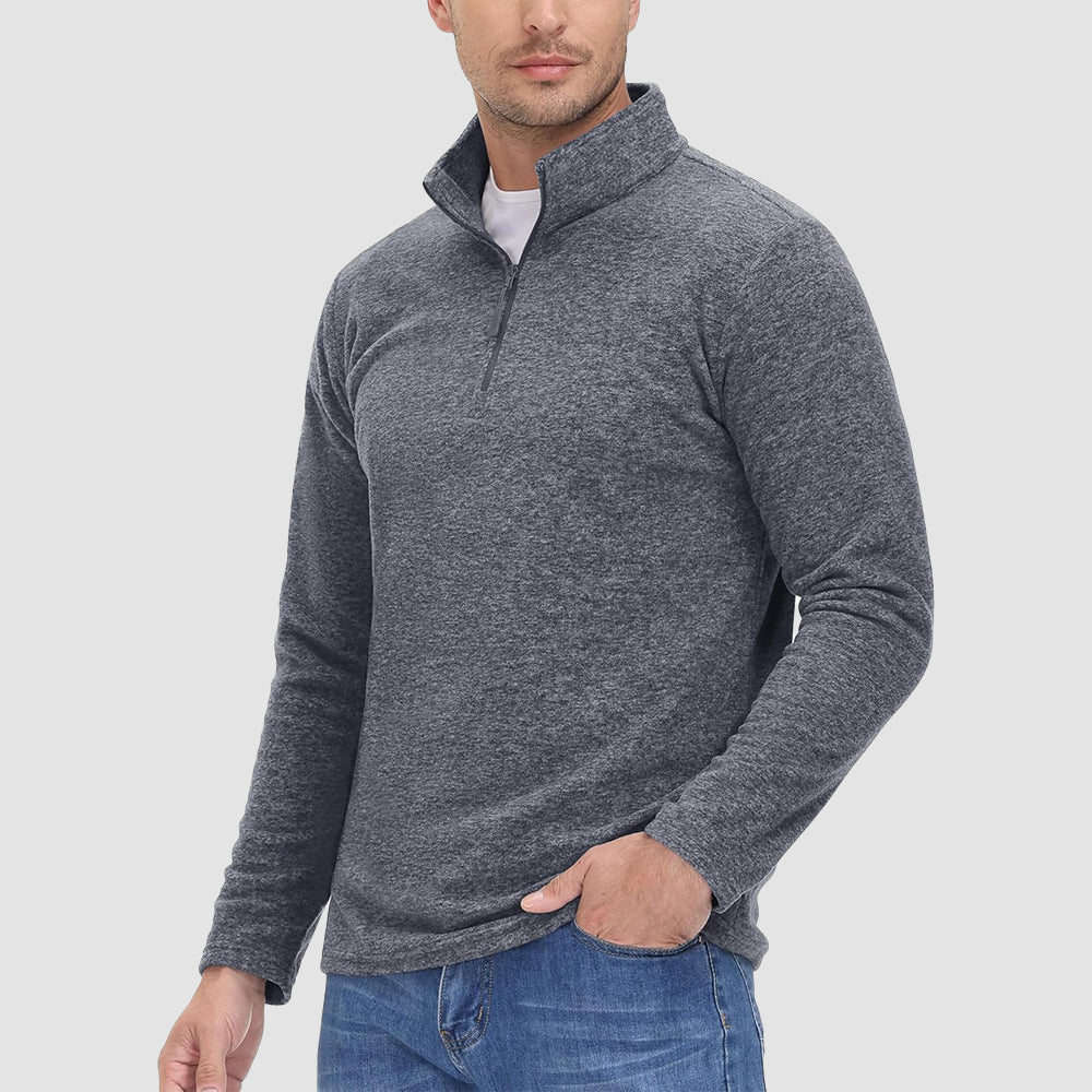 Men's 1/4 Zip Pullover Shirt Long Sleeve Sweatshirts - MAGCOMSEN