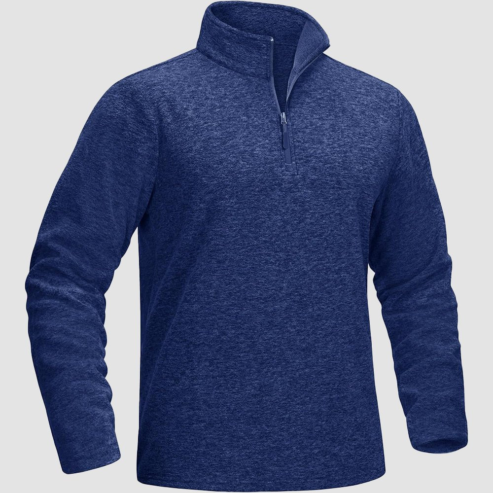 Men's 1/4 Zip Pullover Shirt Long Sleeve Sweatshirts - MAGCOMSEN