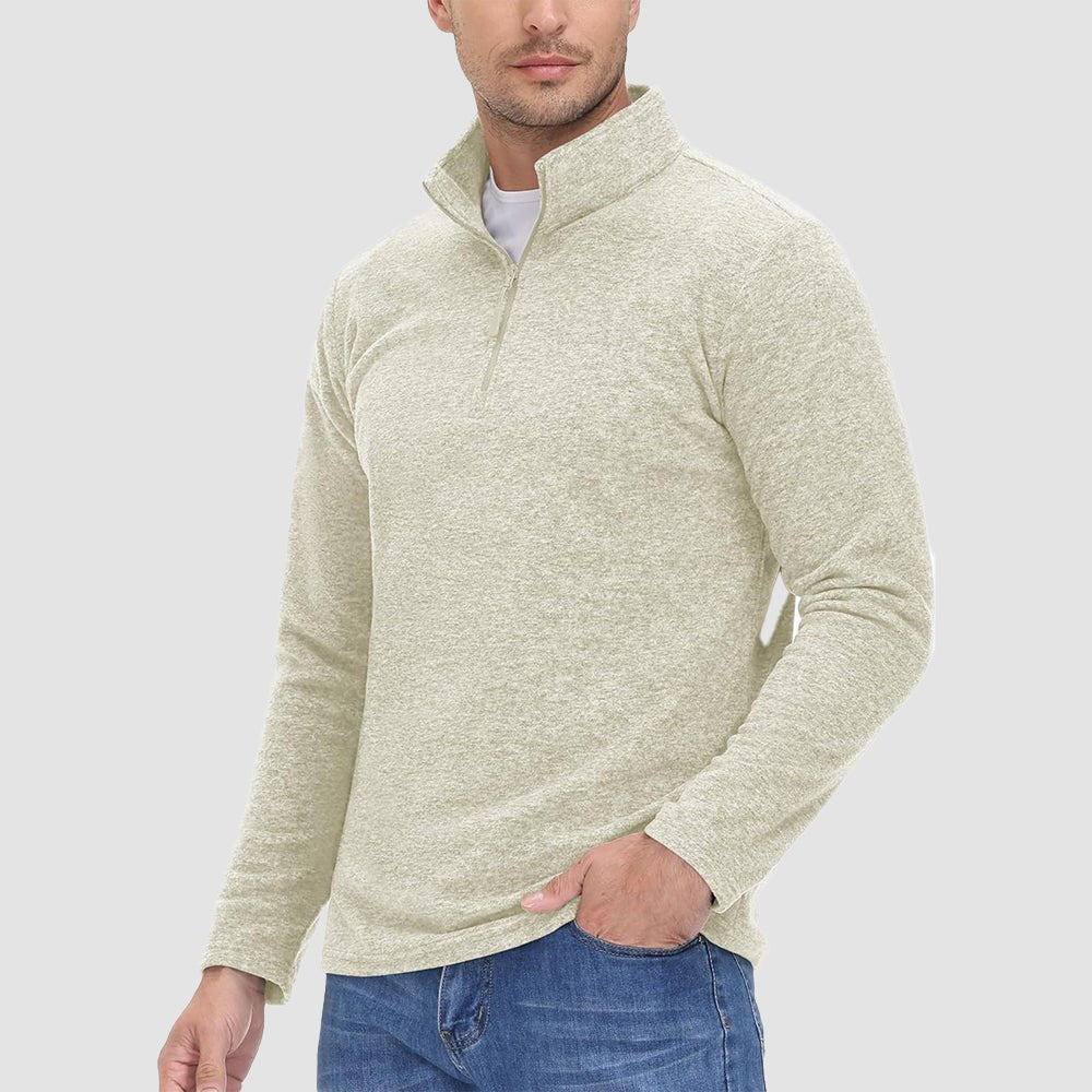 Men's 1/4 Zip Pullover Shirt Long Sleeve Sweatshirts - MAGCOMSEN