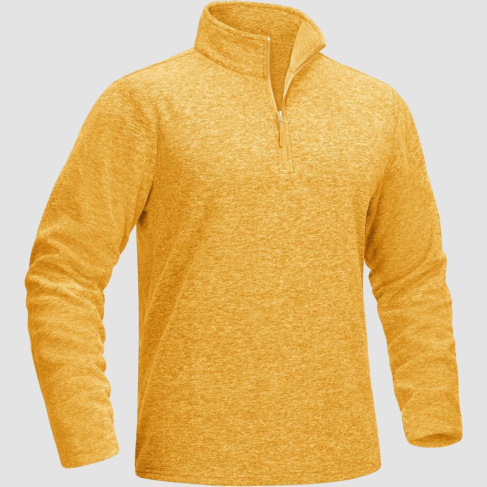 Men's 1/4 Zip Pullover Shirt Long Sleeve Sweatshirts - MAGCOMSEN