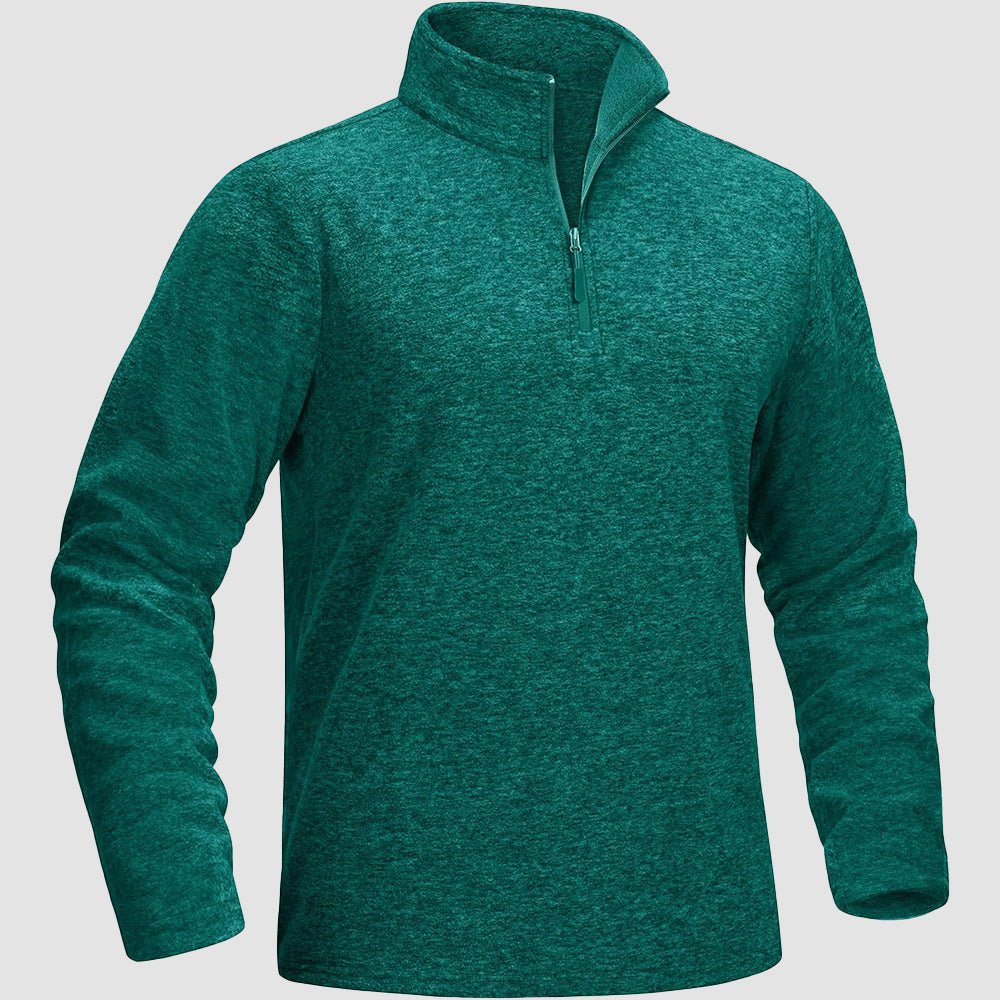 Men's 1/4 Zip Pullover Shirt Long Sleeve Sweatshirts - MAGCOMSEN
