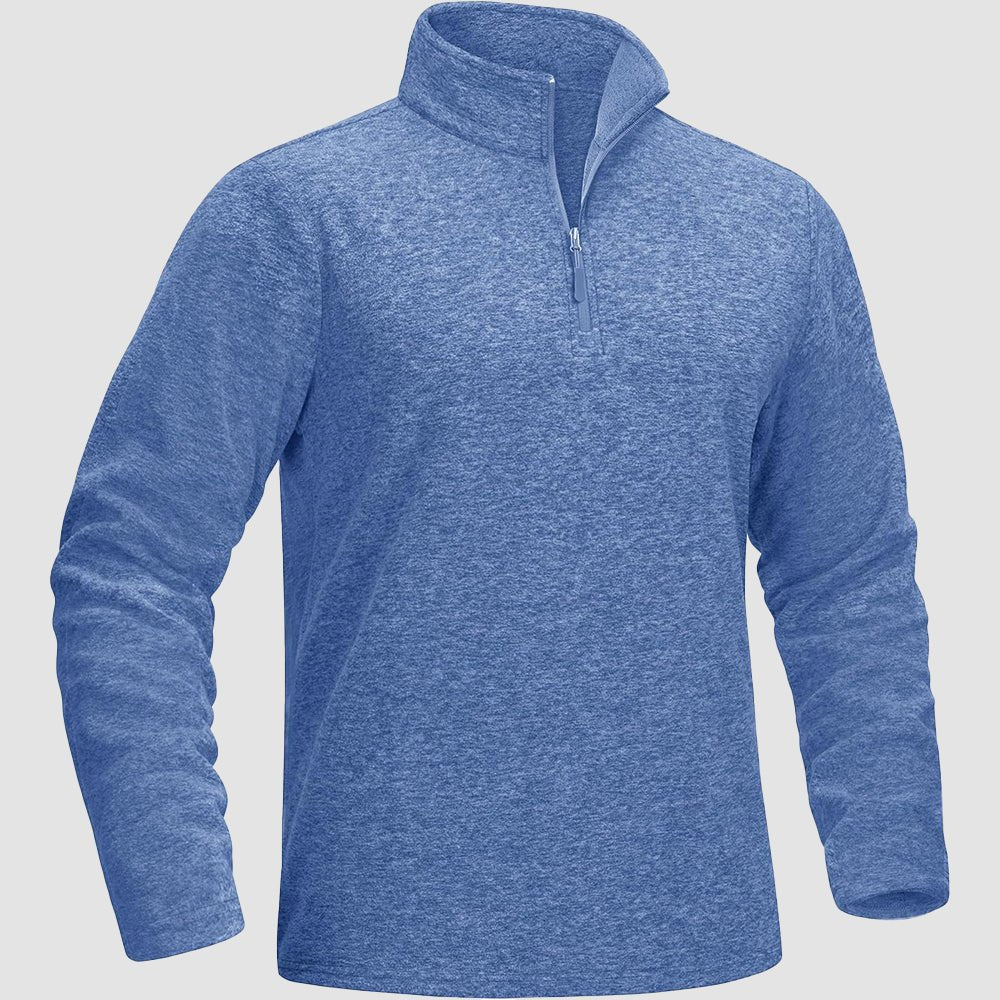 Men's 1/4 Zip Pullover Shirt Long Sleeve Sweatshirts - MAGCOMSEN