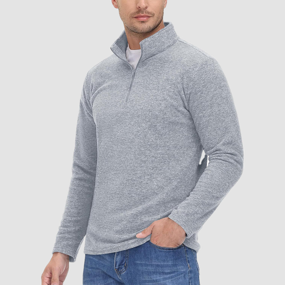 Men's 1/4 Zip Pullover Shirt Long Sleeve Sweatshirts - MAGCOMSEN
