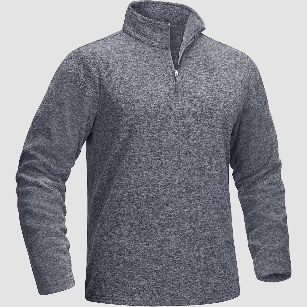 Men's 1/4 Zip Pullover Shirt Long Sleeve Sweatshirts - MAGCOMSEN