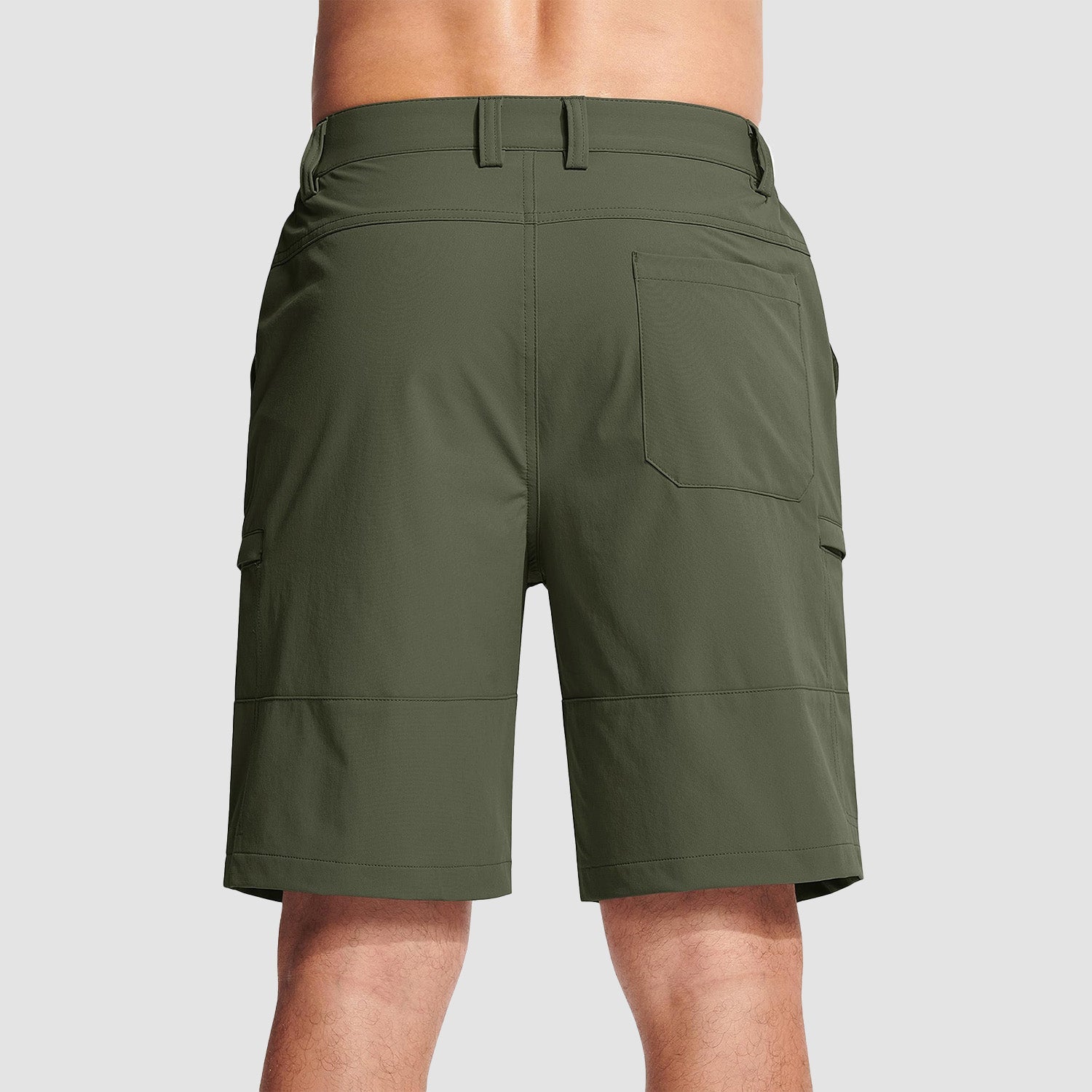 Magcomsen Men's Casual Quick-Dry 5 Pockets Cargo Short Army Green by MAGCOMSEN #Color_Army Green