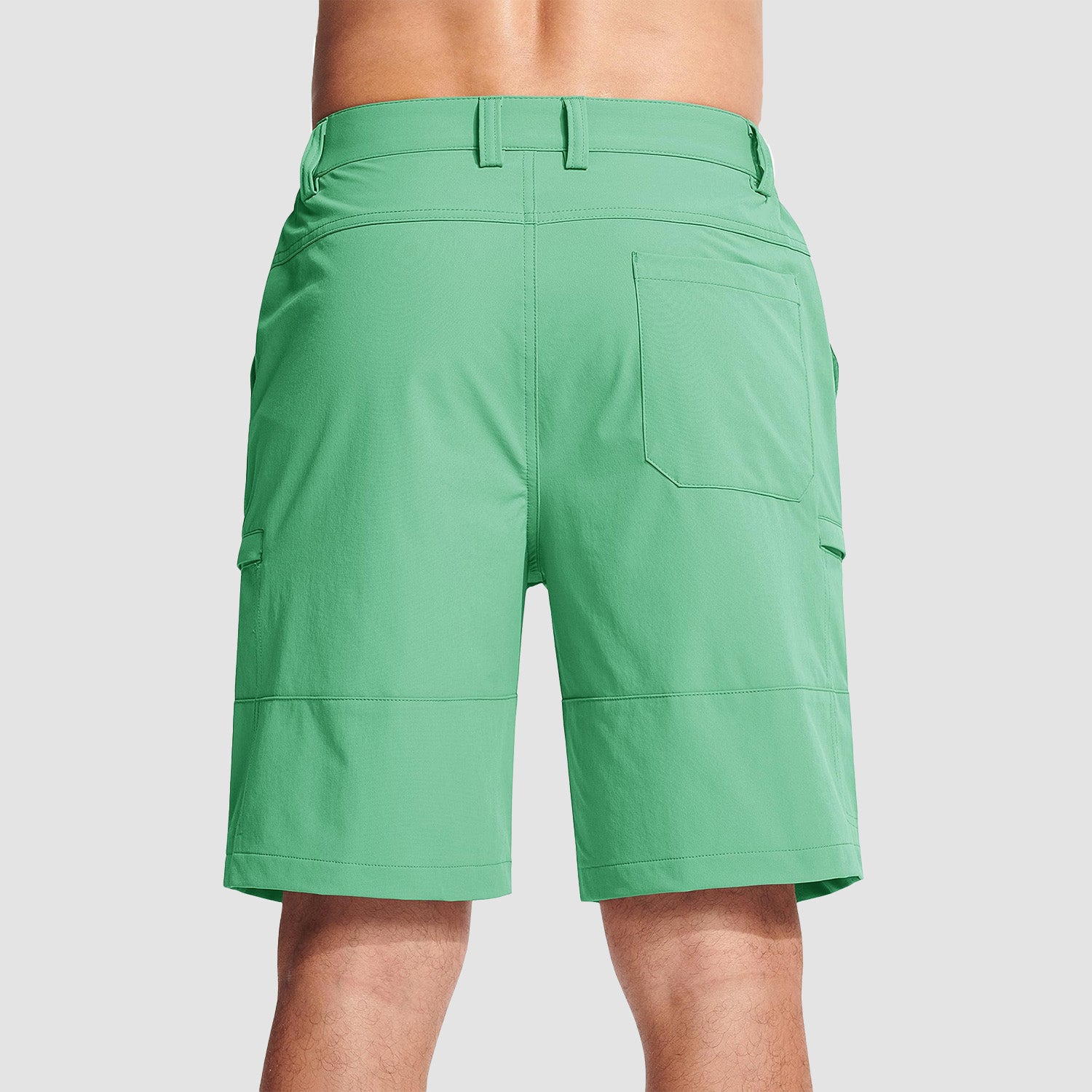 Magcomsen Men's Casual Quick-Dry 5 Pockets Cargo Short Mint by MAGCOMSEN #Color_Mint