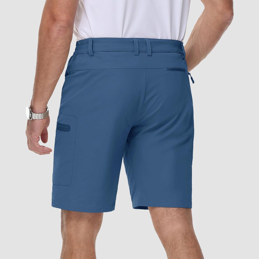Men's Hiking Cargo Shorts with Zipper Pockets - MAGCOMSEN