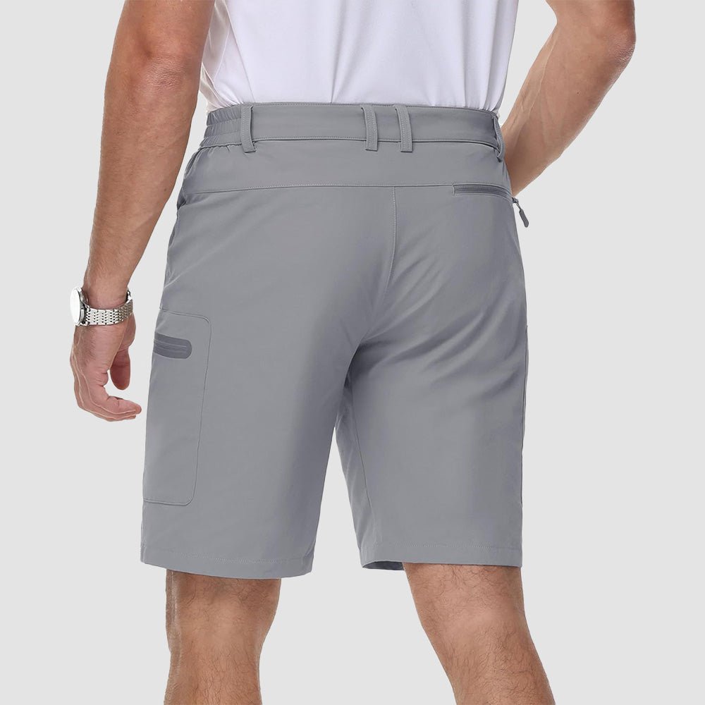 Men's Hiking Cargo Shorts with Zipper Pockets - MAGCOMSEN