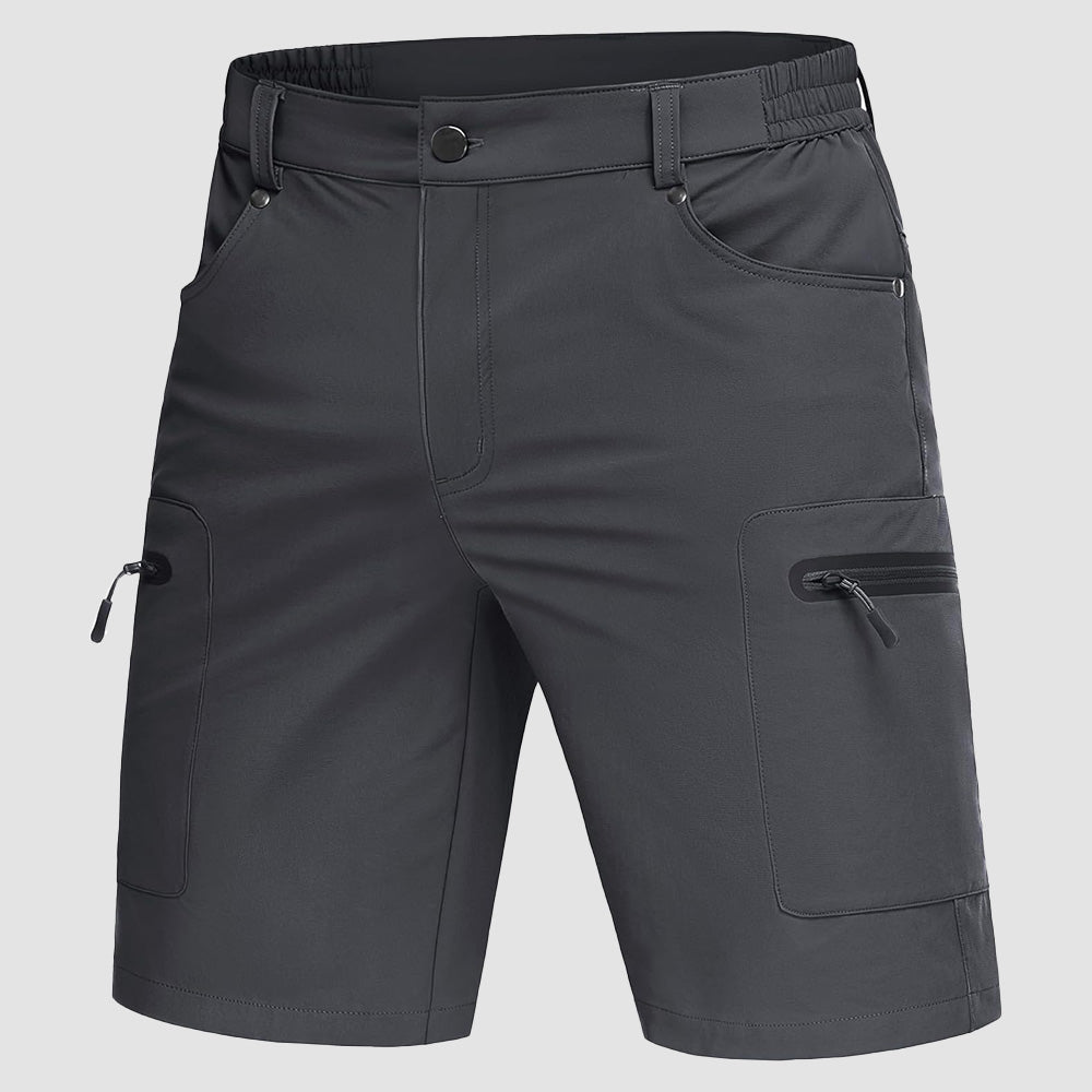 Men's Hiking Cargo Shorts with Zipper Pockets - MAGCOMSEN