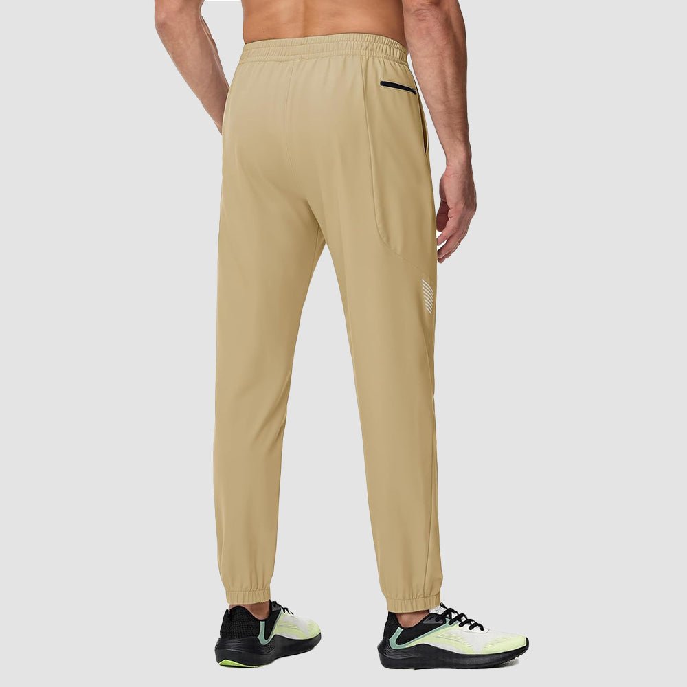 Khaki Men's Lightweight Hiking Pants Quick Dry UPF 50+ Joggers - MAGCOMSEN