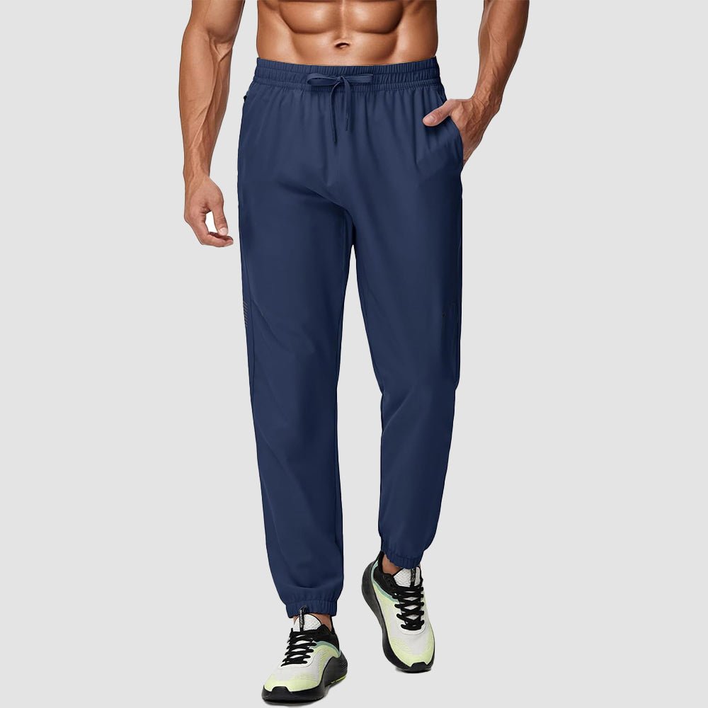 Navy Men's Lightweight Hiking Pants Quick Dry UPF 50+ Joggers - MAGCOMSEN