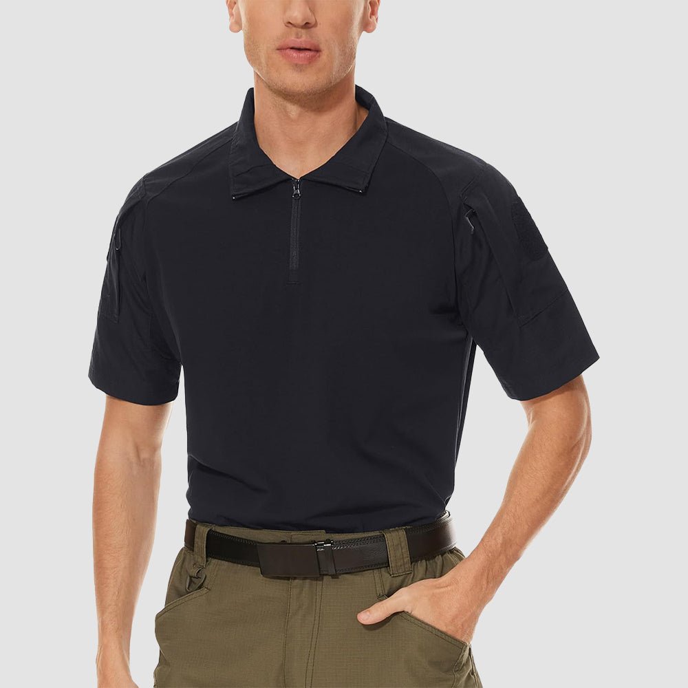 Men's Tactical 1/4 Zip Camo Shirts | Slim Fit - MAGCOMSEN