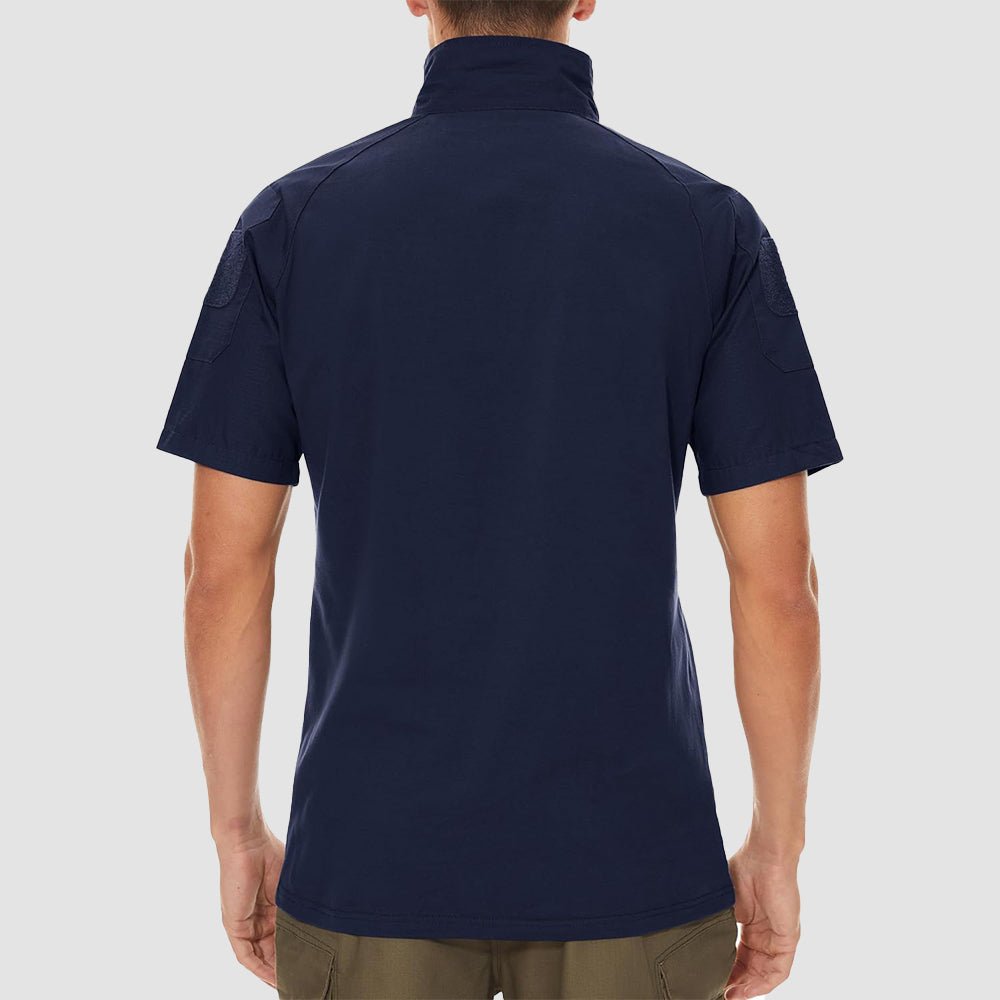 Men's Tactical 1/4 Zip Camo Shirts | Slim Fit - MAGCOMSEN