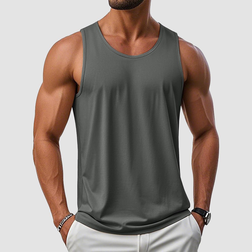 【New In】Men's UPF 50+ Muscle Tank for Summer Workouts - MAGCOMSEN