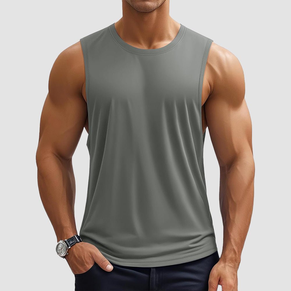 【New In】Men's Workout Tank – Quick - Dry Sleeveless Gym Shirt - MAGCOMSEN