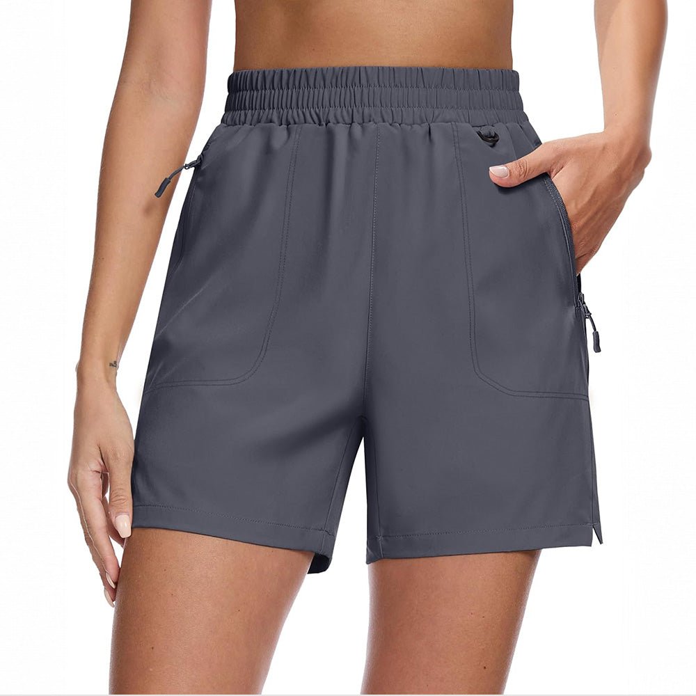 Dark Grey 【New In】Women's 5' Quick Dry Hiking Shorts UPF 50+ - MAGCOMSEN