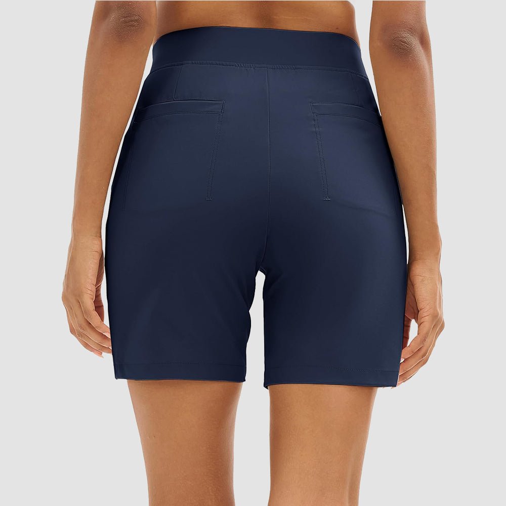 Women's Lightweight Athletic Hiking Shorts Navy by MAGCOMSEN #Color_Navy