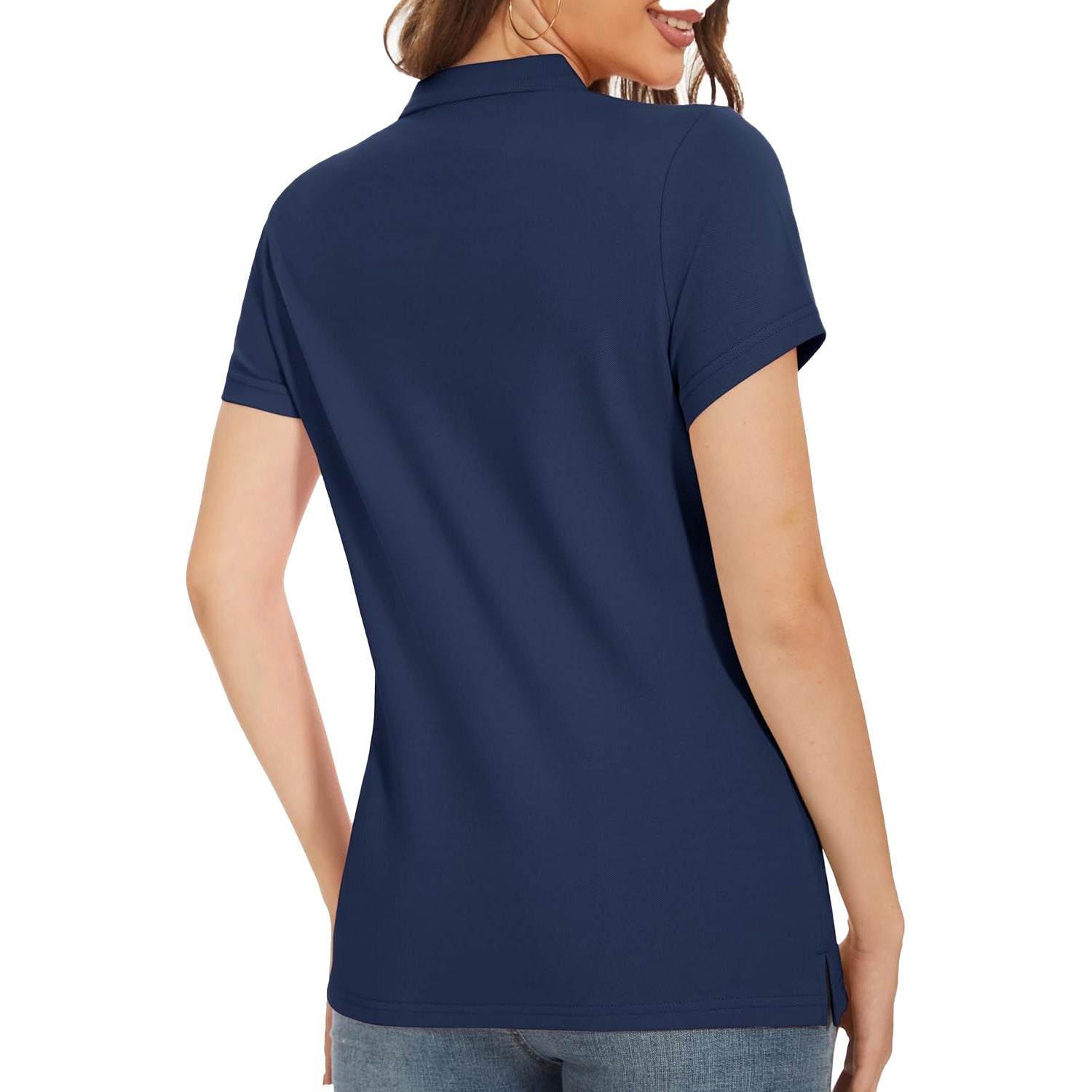 Women's Polo Shirt Cotton Summer Uniform - MAGCOMSEN