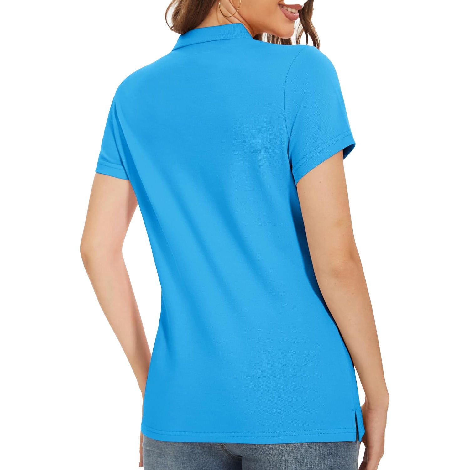 Women's Polo Shirt Cotton Summer Uniform - MAGCOMSEN