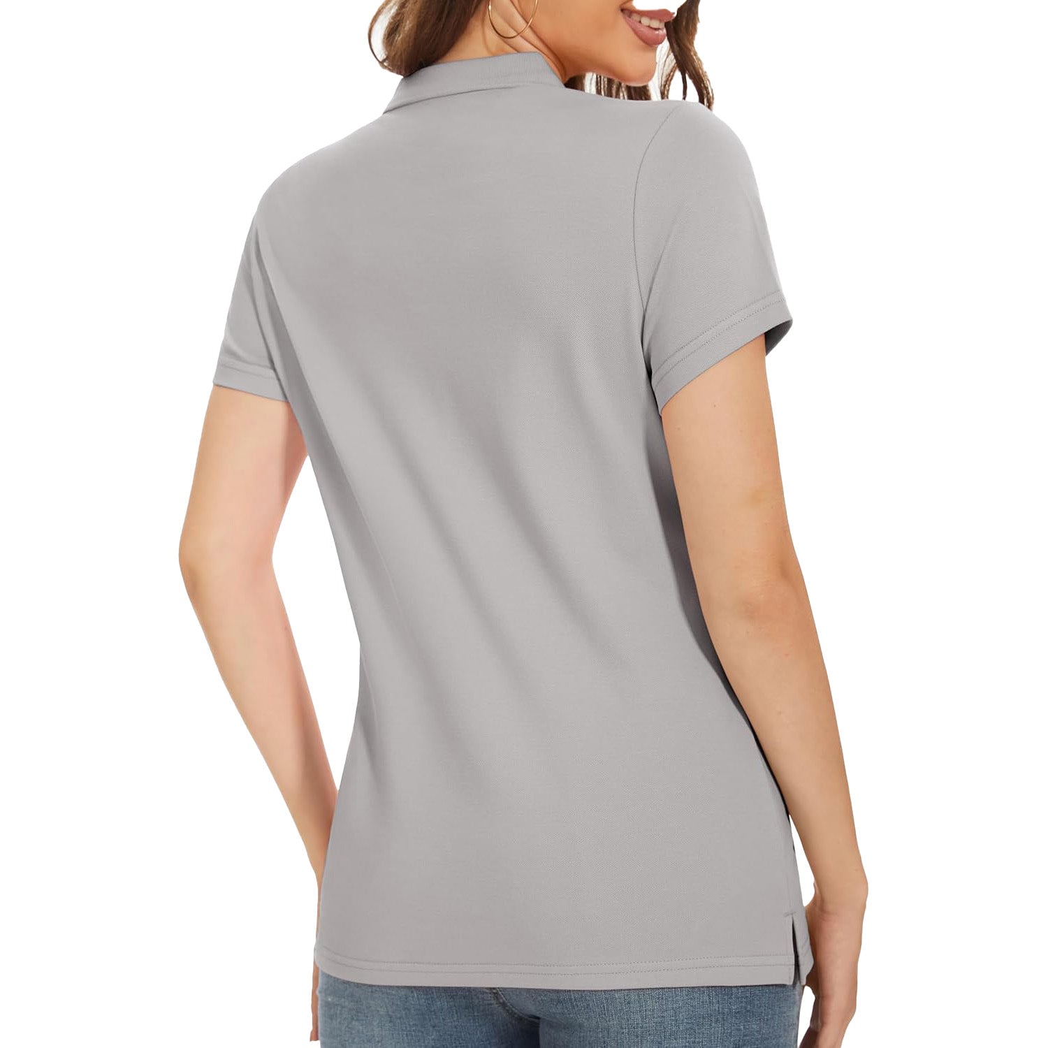 Women's Polo Shirt Cotton Summer Uniform - MAGCOMSEN