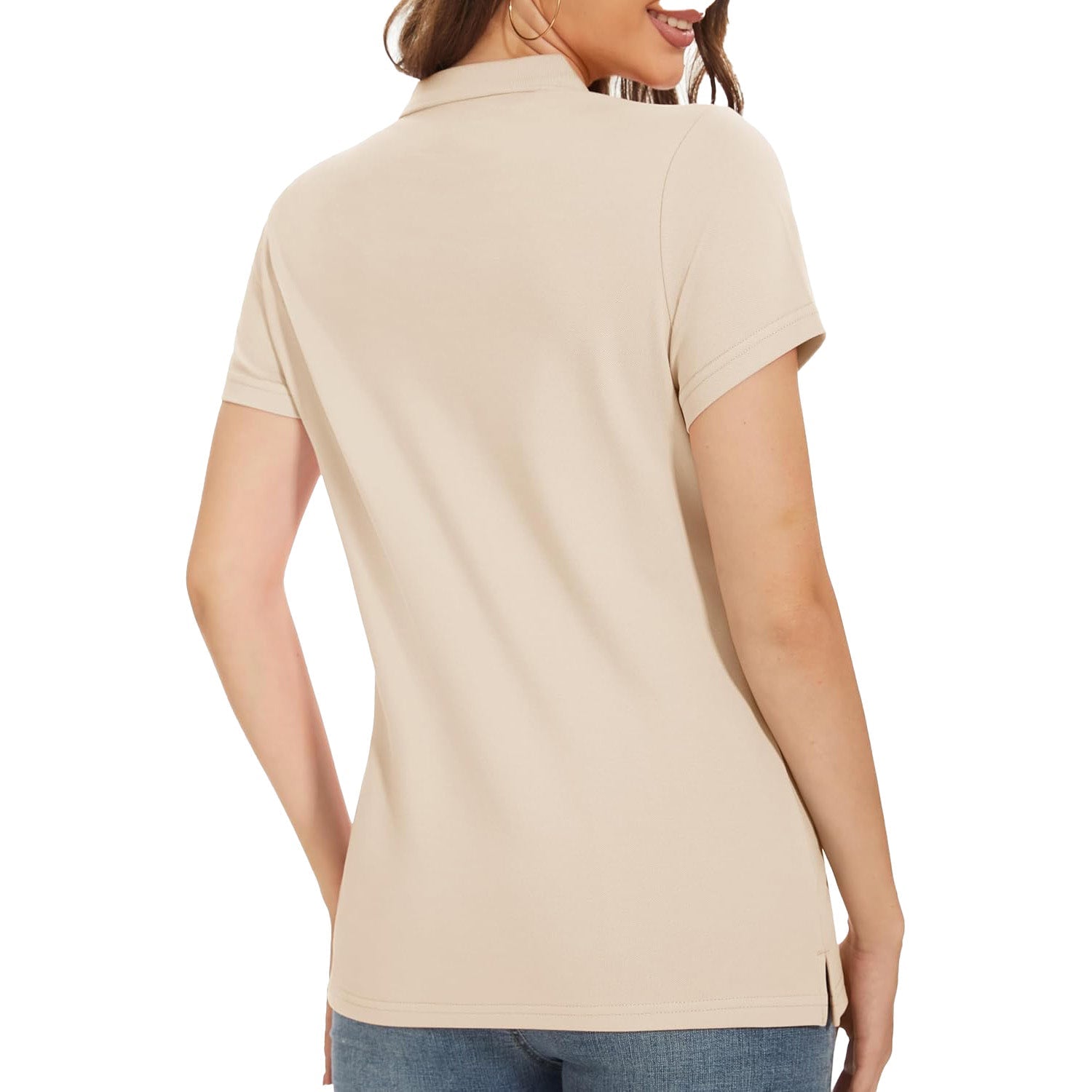 Women's Polo Shirt Cotton Summer Uniform - MAGCOMSEN