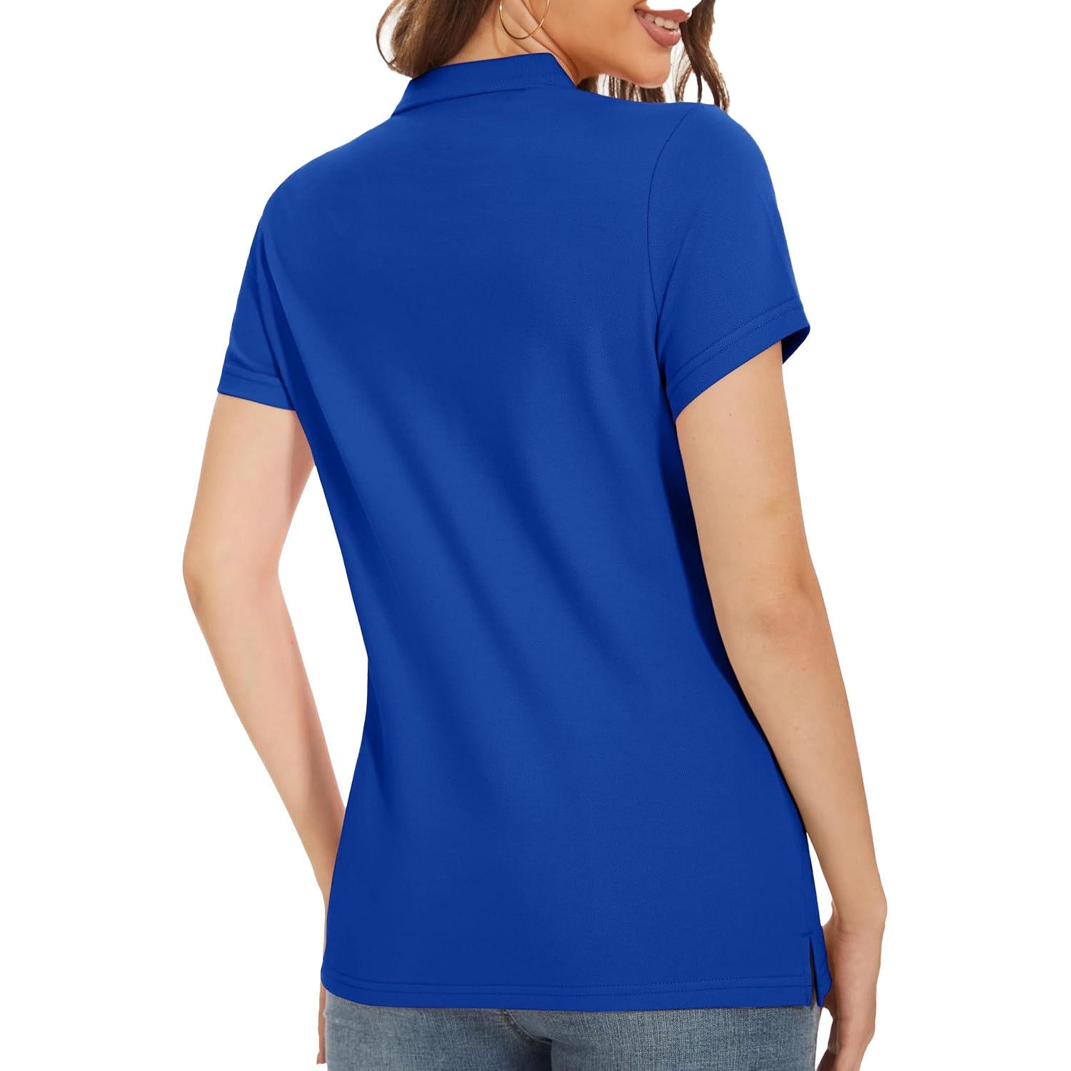 Women's Polo Shirt Cotton Summer Uniform - MAGCOMSEN