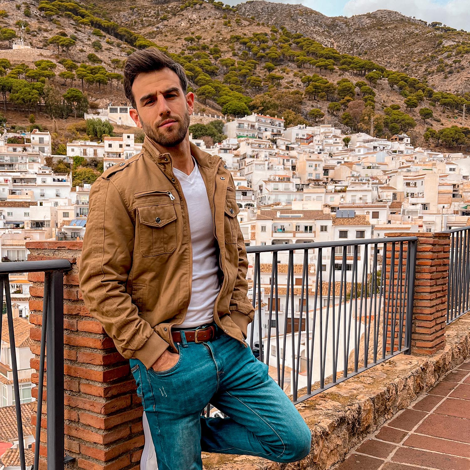 Men's Winter Cargo Jacket Military Pilot Coat Fleece Warm Stand Collar Tactical Jacket - MAGCOMSEN