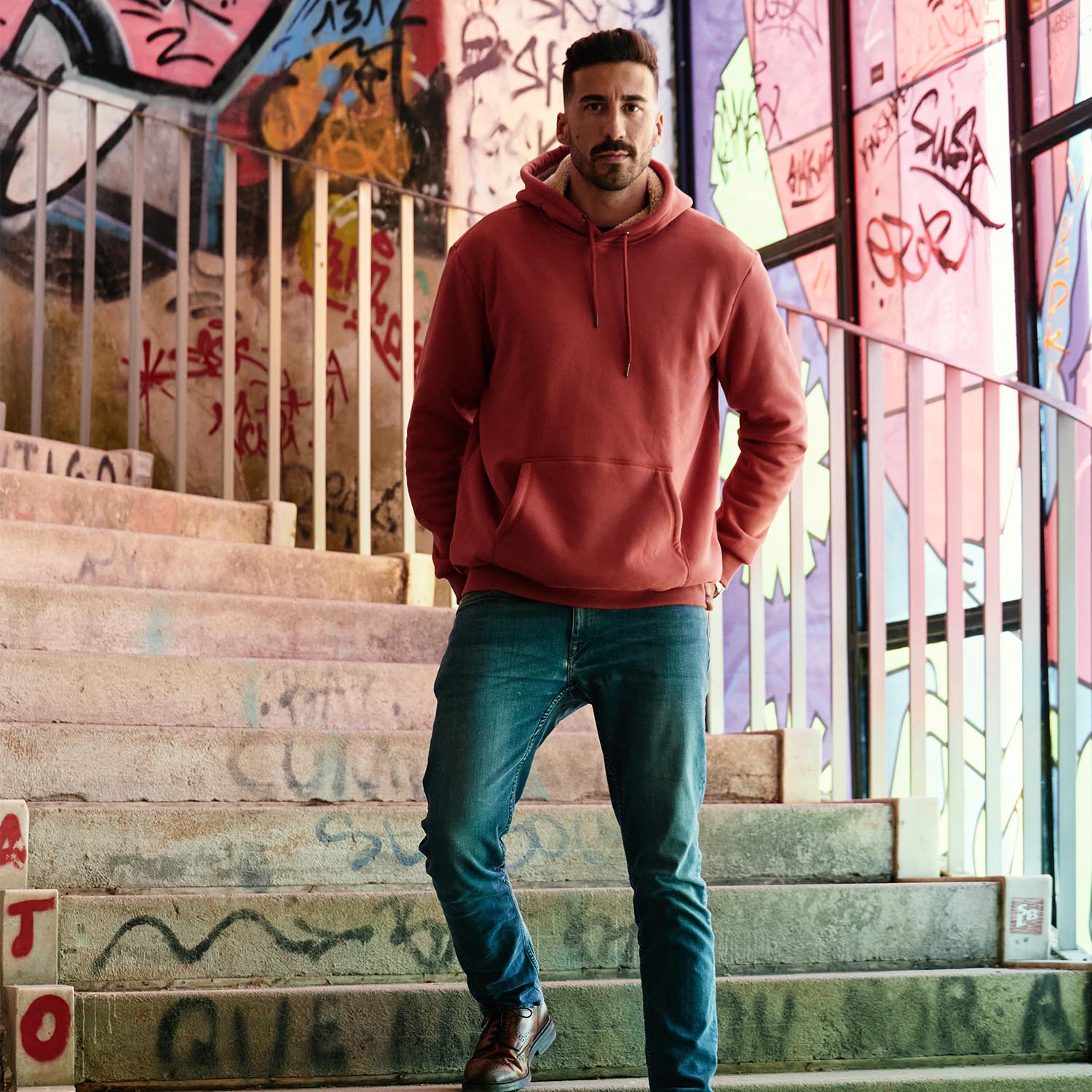 Men's Hoodie Sweater Fleece Pullover Hoodies Sweatshirt - MAGCOMSEN