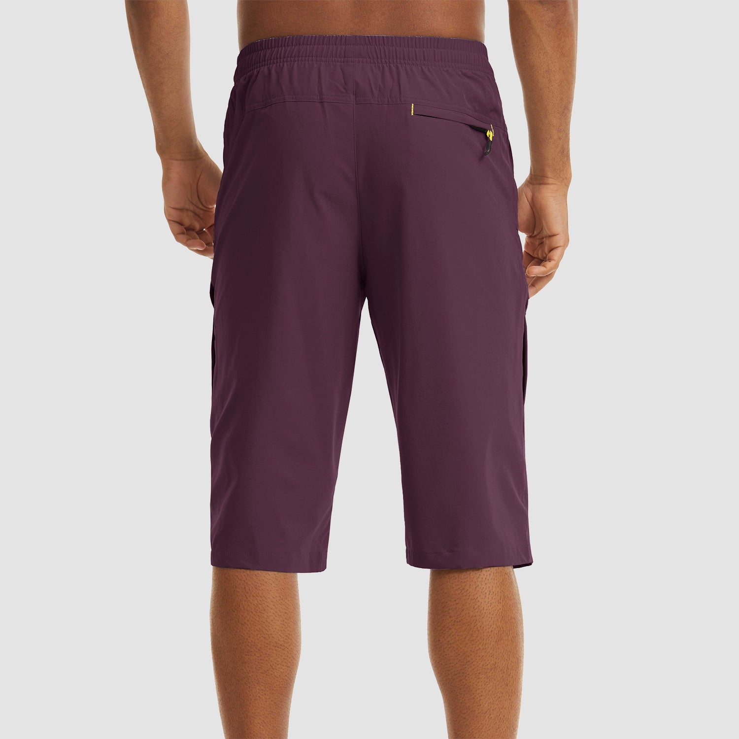 Purple Men's Quick Dry Hiking Running Shorts-MAGCOMSEN