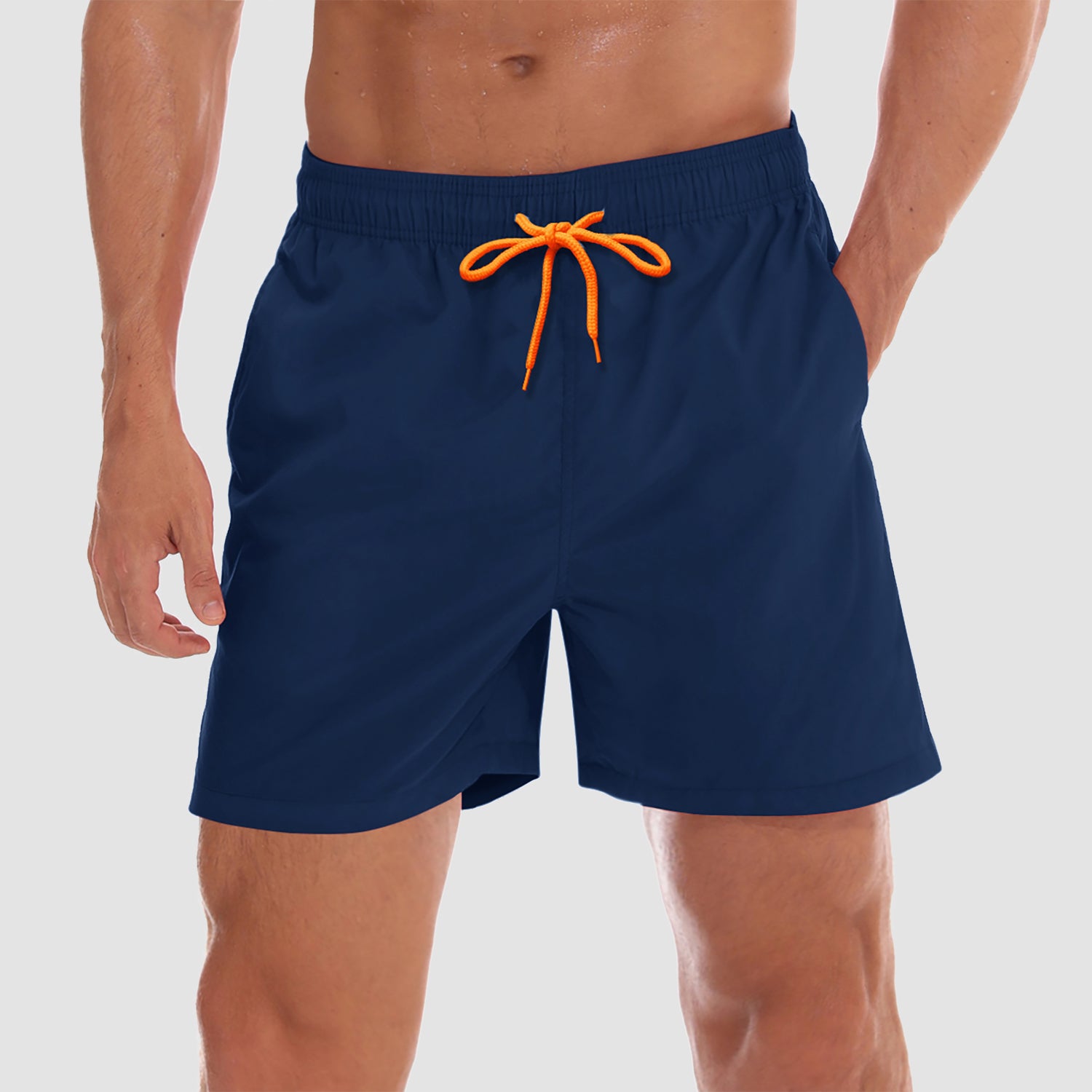 Men's Quick Dry Swimming Trunks with Mesh Lining Beach Shorts Boardshorts Multi Pockets