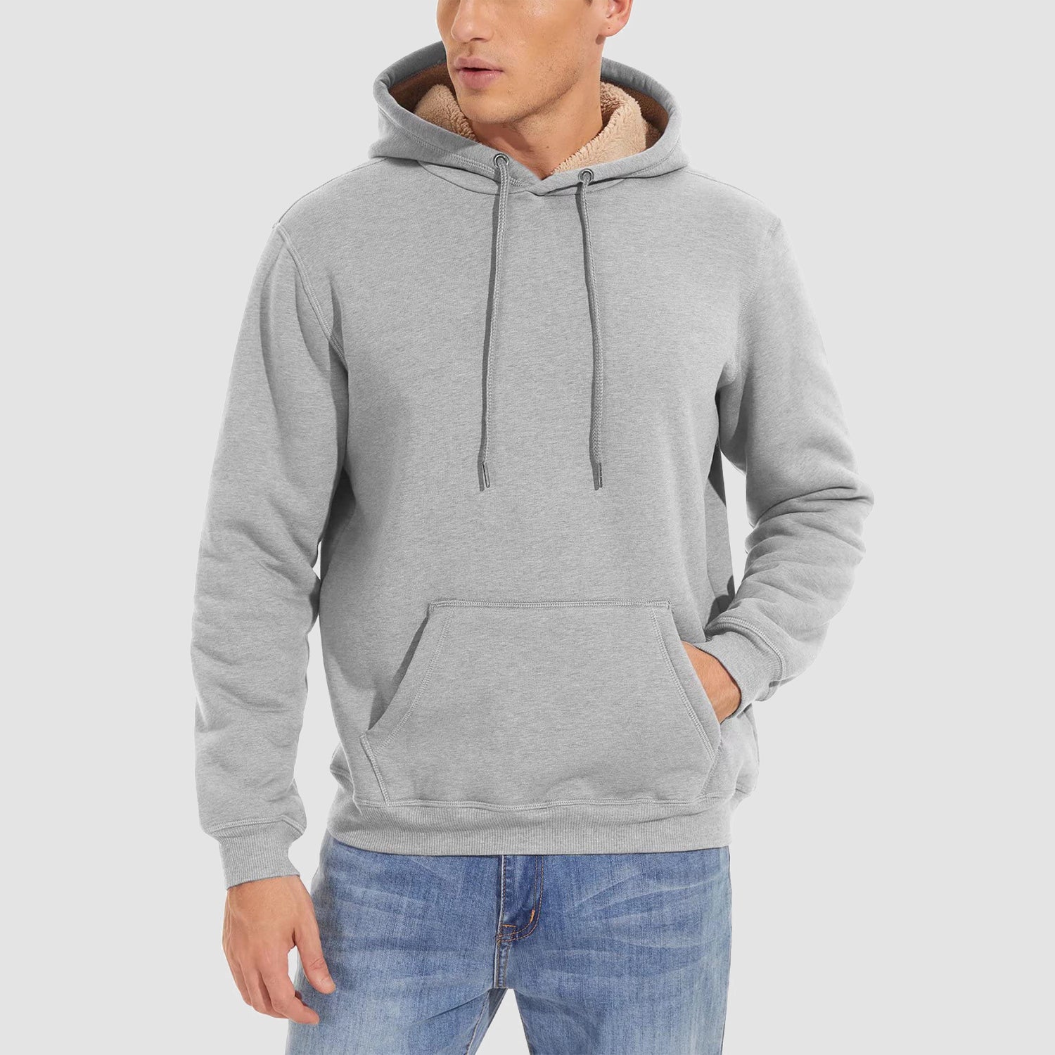 Men's Hoodie Sweater Fleece Pullover Hoodies Sweatshirt - MAGCOMSEN