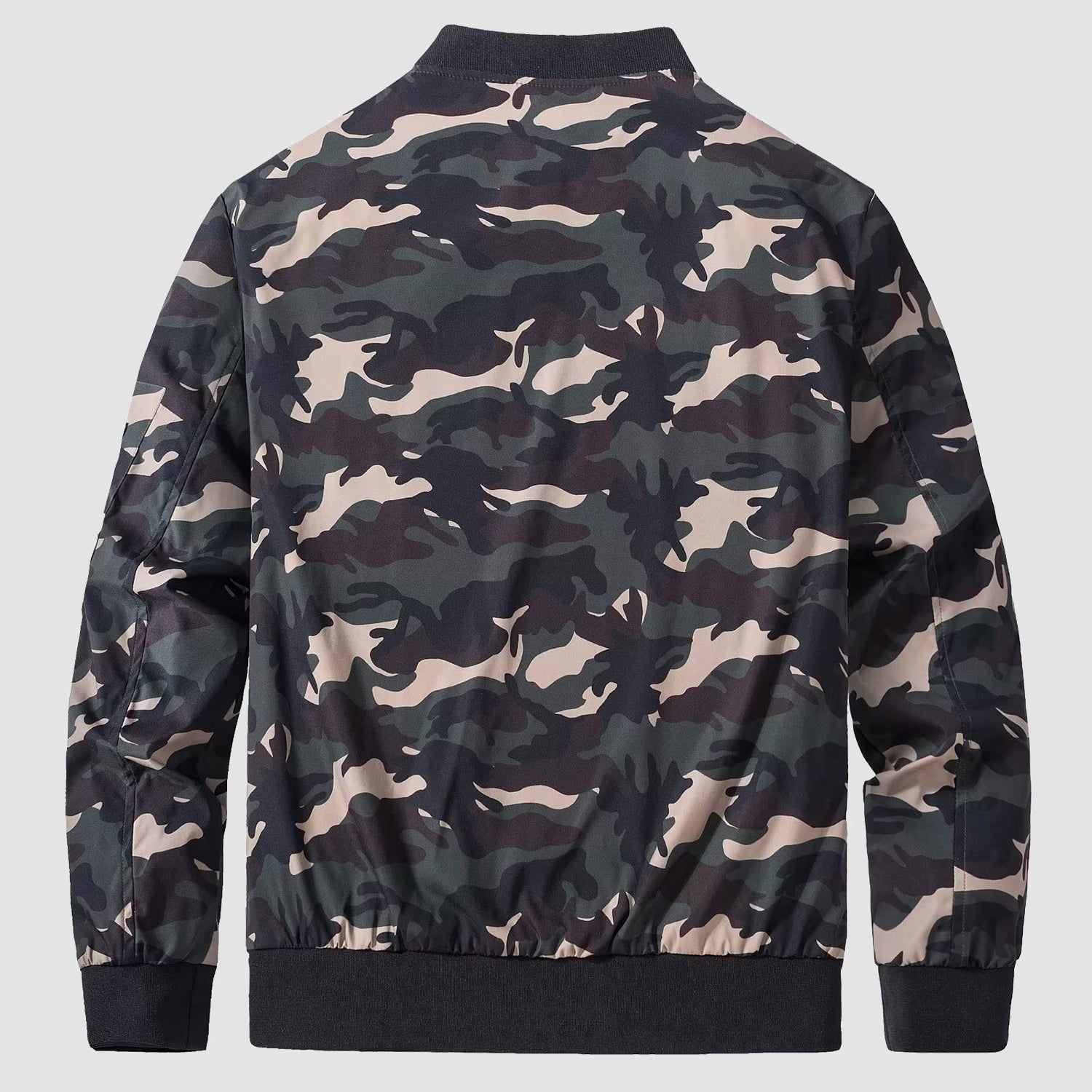 Men's Jacket Lightweight Windbreaker Bomber Jacket Windproof Casual Jacket Outwear